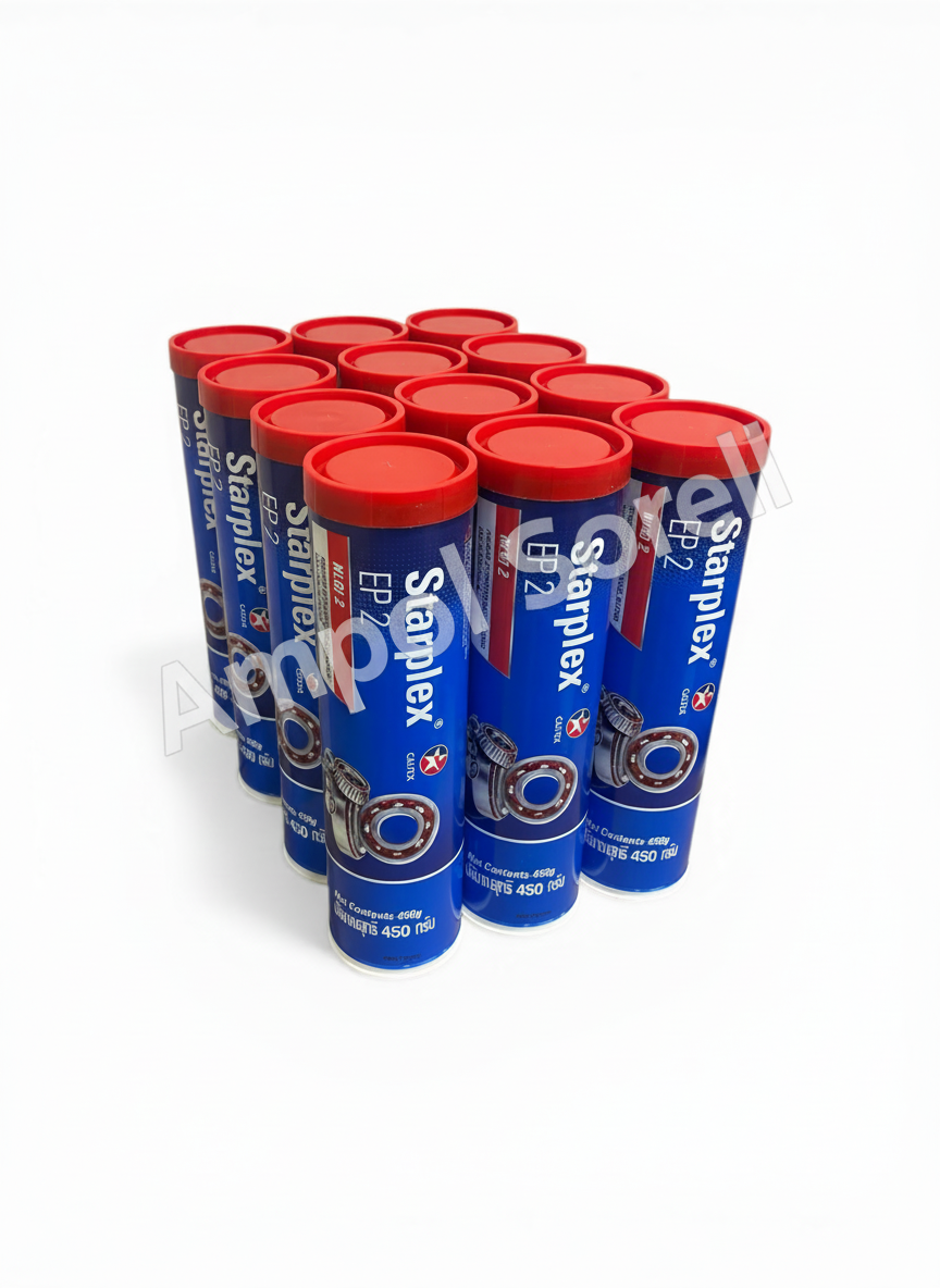 Caltex Starplex EP2 450g Grease Cartridges (12)