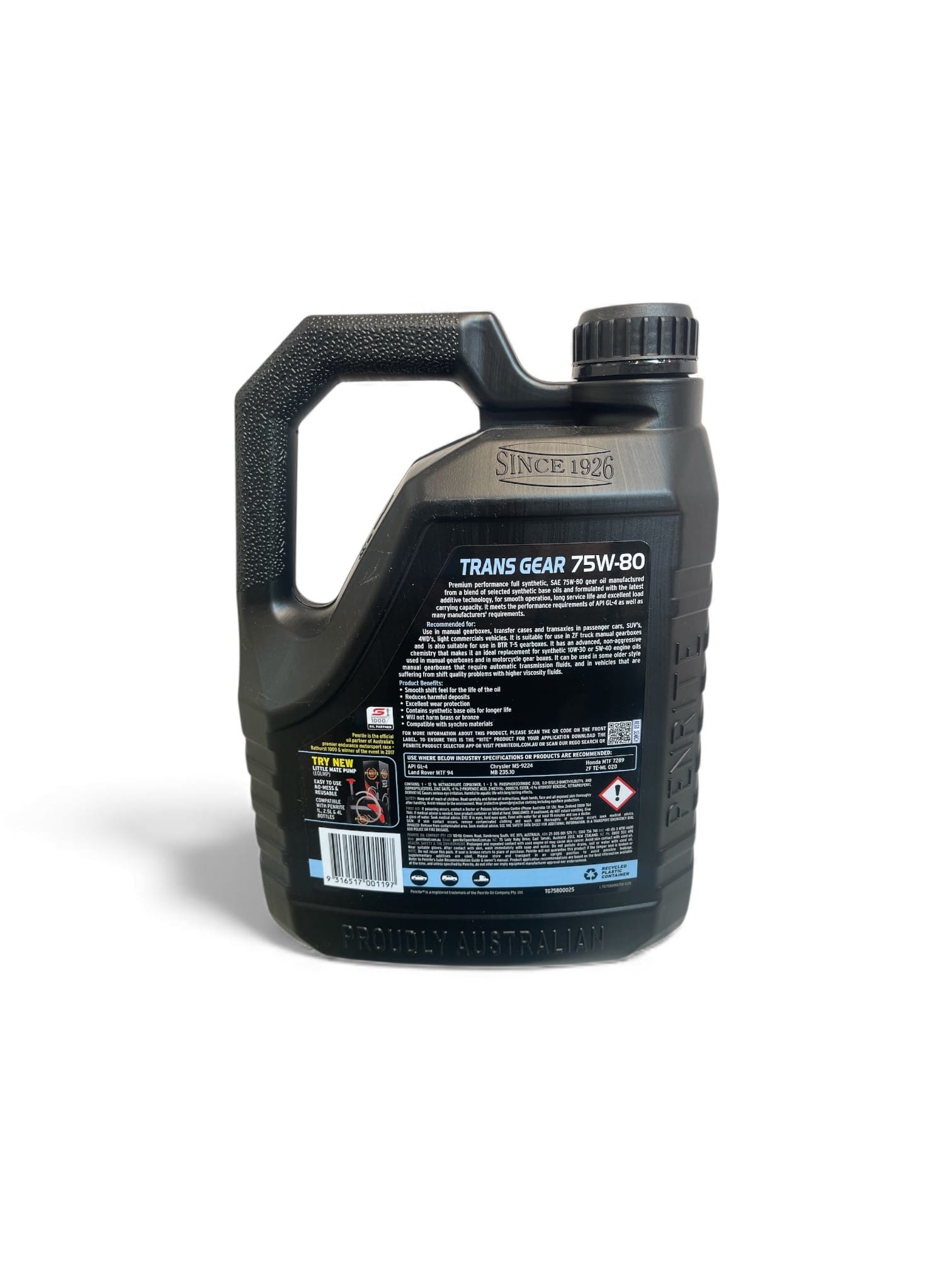 Penrite Trans Gear Oil 75W80 2.5L