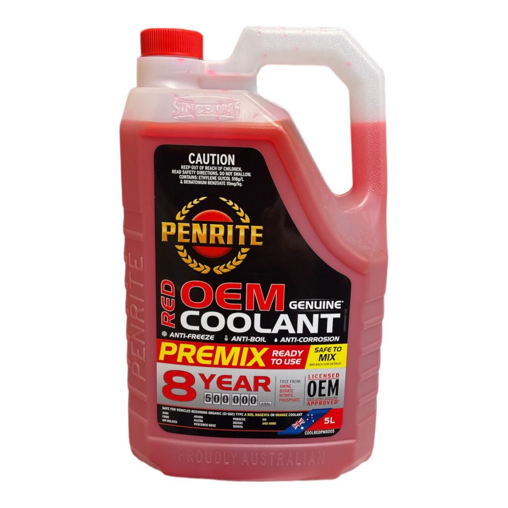 Penrite Red Long Life Anti Freeze / Anti Boil Premix Coolant 5L - Ampol ...
