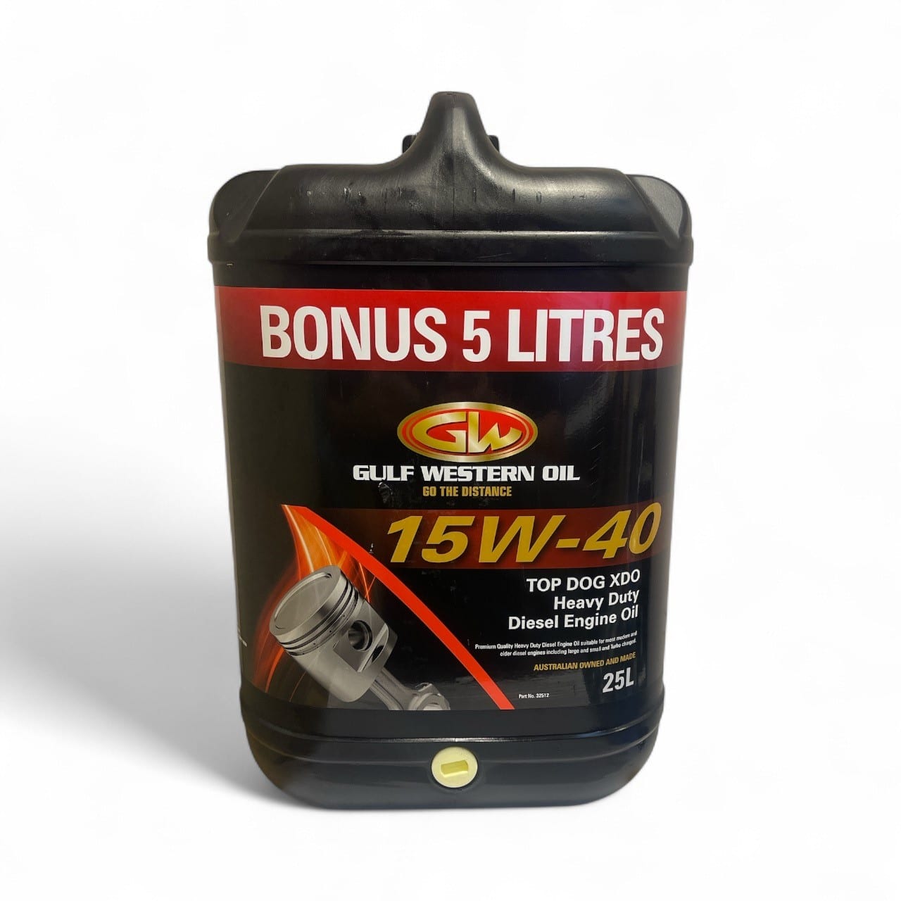 Gulf Western TOP DOG XDO® 15W-40 25L