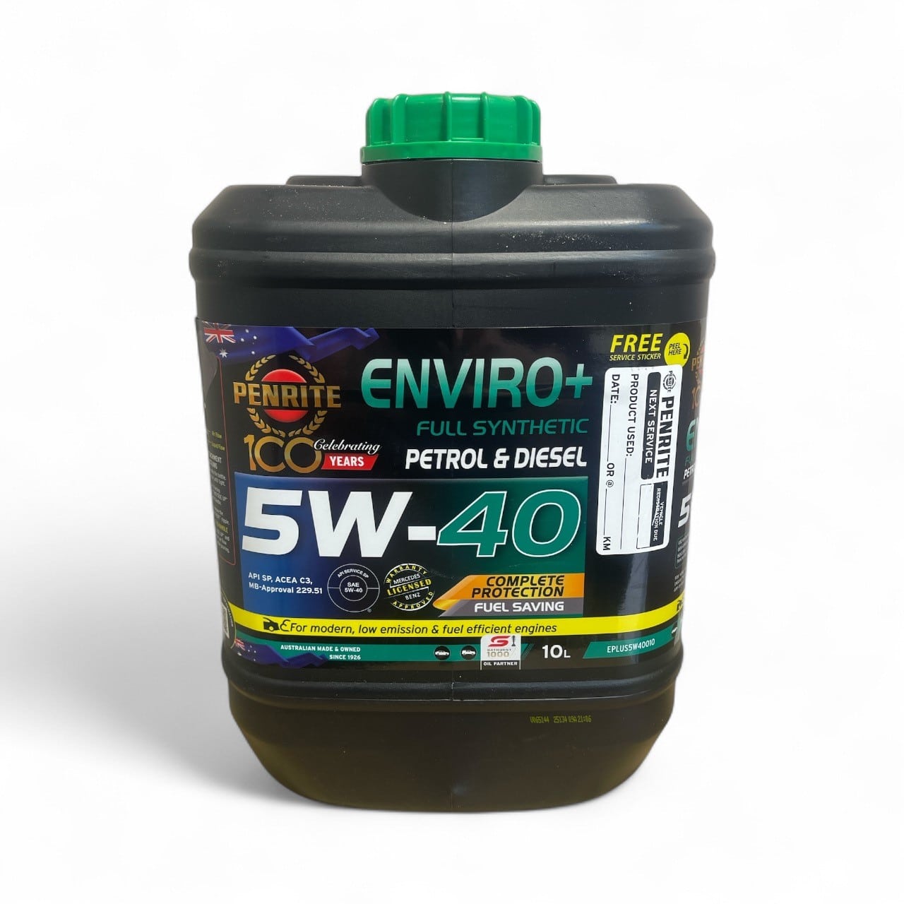 Penrite Enviro+ 5W40 Engine Oil 10L