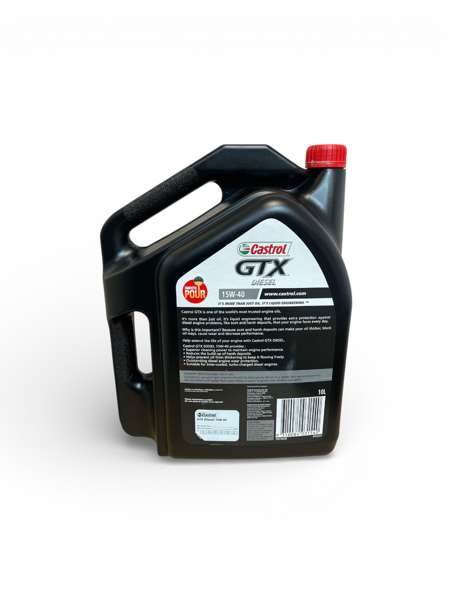 Castrol GTX Diesel 15W40 Engine Oil 10L
